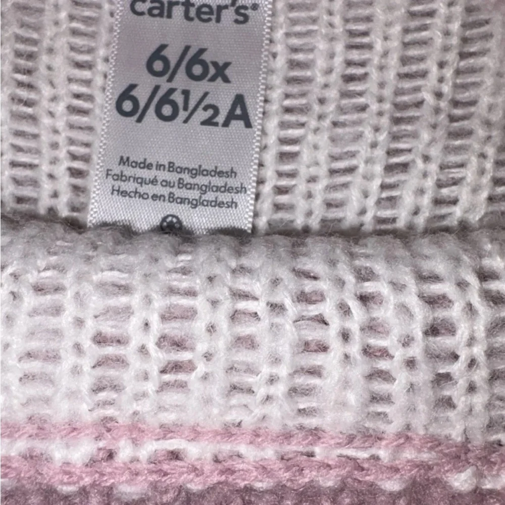 Carter's size 6x little girls sweater